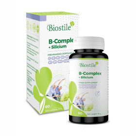 PictureBiostile B-Complex + Silicium, 60 kapsul