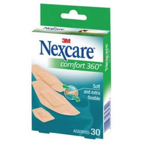 PictureNexcare Comfort prožni in prilagodljivi obliži, 30 obližev