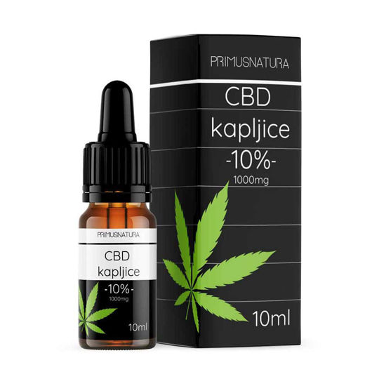 Primus natura CBD kapljice 10 %, 10 mL (1+1 GRATIS)