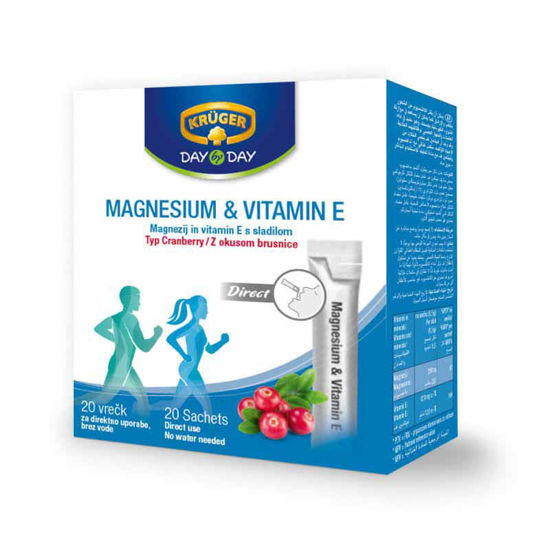 Krüger Magnezij in vitamin E, 20 vrečk