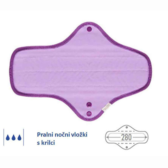 Tip vložka: nočni vložek s krilci