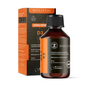 PictureHolistic Vitamin D3 + K2 tekočina, 150 mL