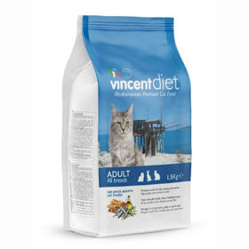 PictureVincent Diet Cat Adult riba, 1.5 kg