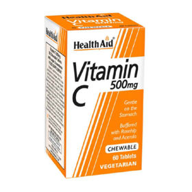 PictureHealthAid vitamin C, 60 žvečljivih tablet