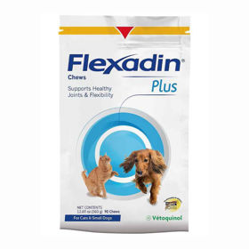 PictureFlexadin Plus Mini mačka/pes <10kg, 30 ali 90 žvečljivih tablet