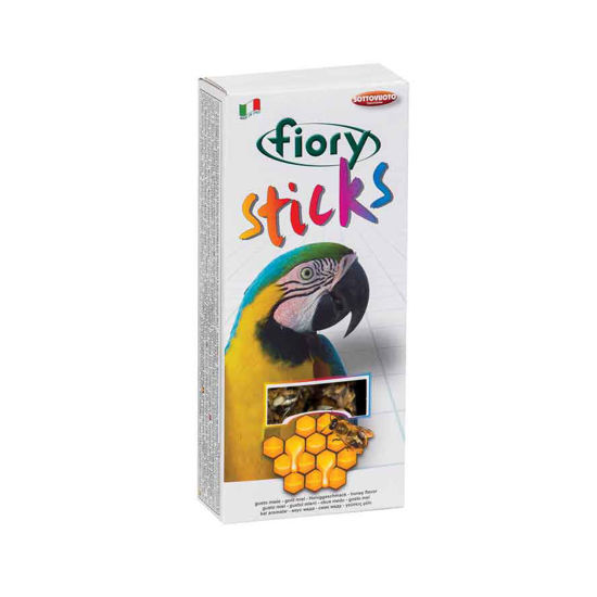 Fiory palčke 2/1 za velike papige z medom, 120 g