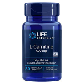 PictureLife Extension L-karnitin 500 mg, 30 kapsul