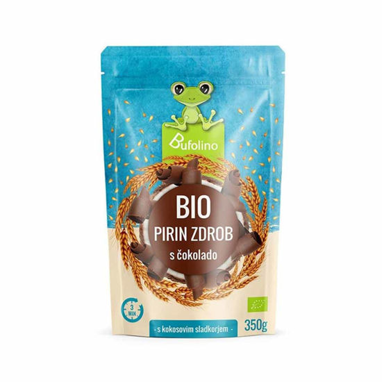 Bufolino BIO pirin zdrob s čokolado, 350 g