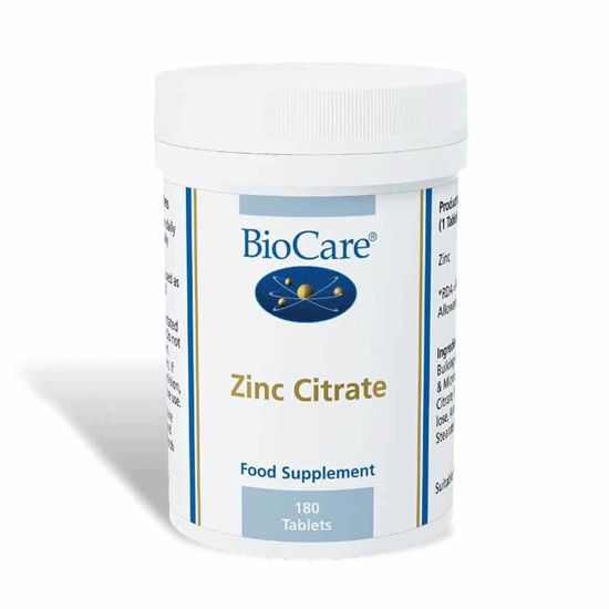 BioCare Zinc Citrate prehransko dopolnilo, 180 tablet