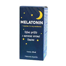 PictureNutrilab Melatonin ustno pršilo z naravno aromo limone, 30 mL