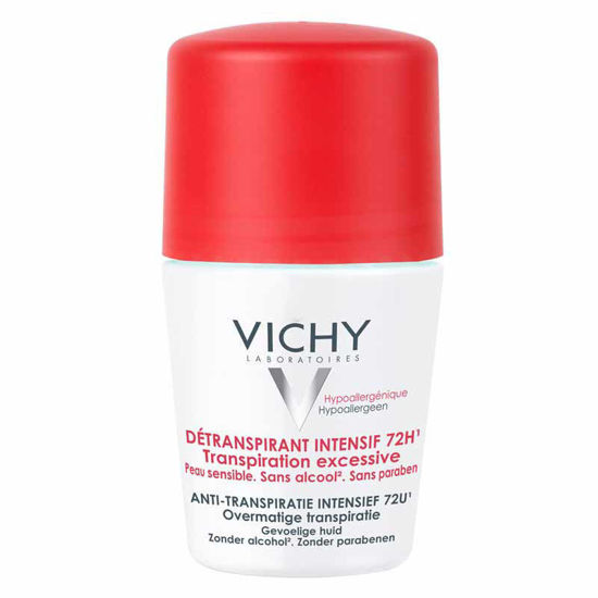 Vichy Stress Resist roll-on deodorant 72 ur - rdeči pokrovček, 50 mL