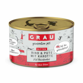 PictureGrau konzerva mladiči govedina & puran & korenje, 200 g in 400 g