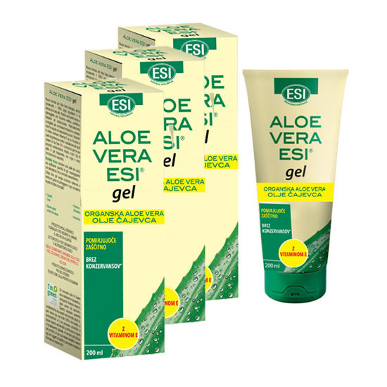 3x Esi aloe vera gel, 200 mL