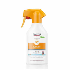 Eucerin Sun Kids Sensitive Protect, sprej za zaščito otroške kože pred soncem ZF 50 +