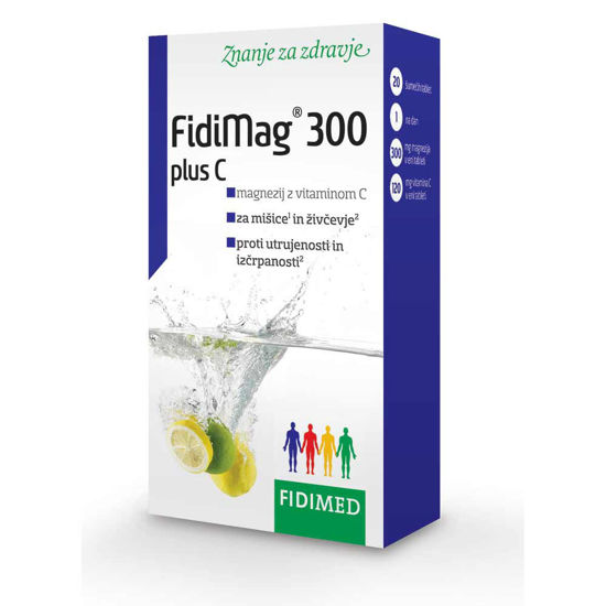 FidiMag 300 plus C, 20 šumečih tablet
