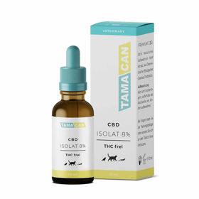 Tamacan CBD Isolat, 8 % kapljice s triptofanom za mačke