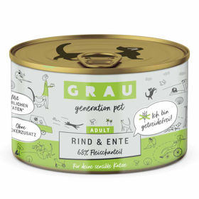 PictureGrau konzerva mladiči govedina & raca & perutnina, 200 g ali 400 g