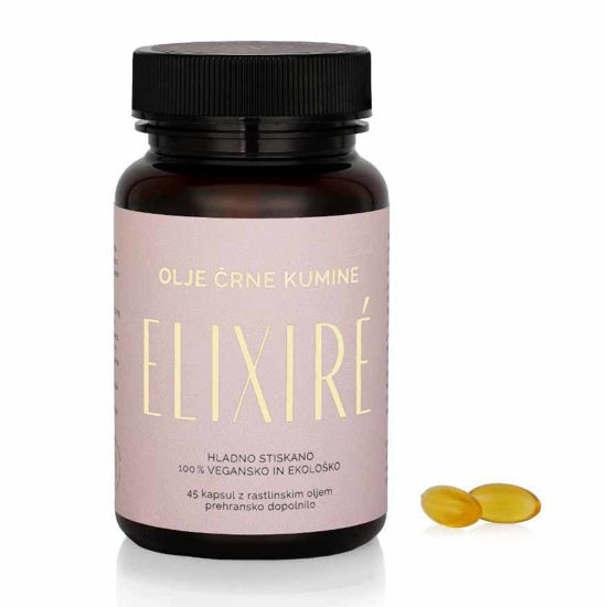 Elixire olje črne kumine, 45 kapsul
